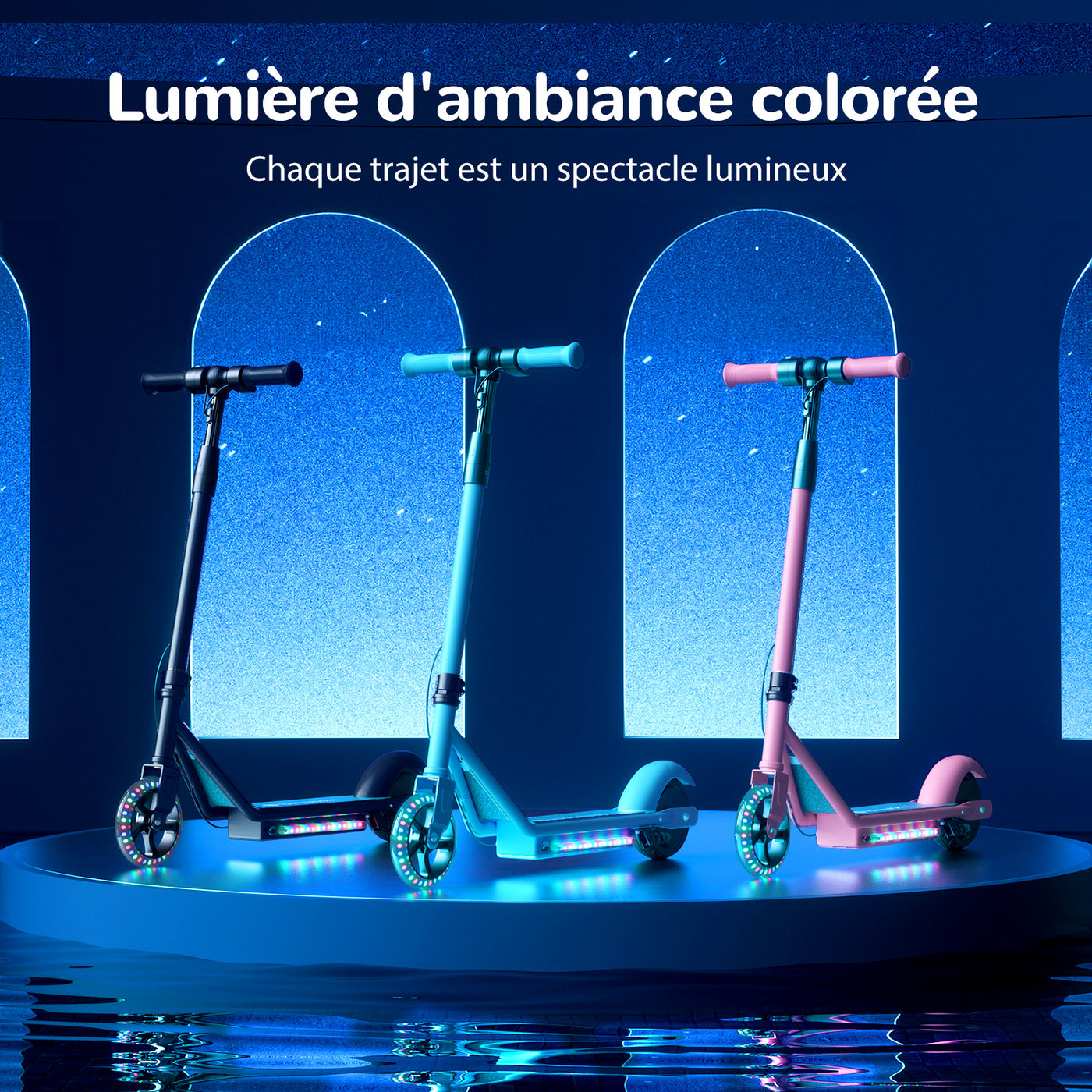 isinwheel S2 trottinette électrique pour enfants et adolescents