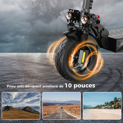 iX4 800W Trottinette électrique tout-terrain avec contrôle APP