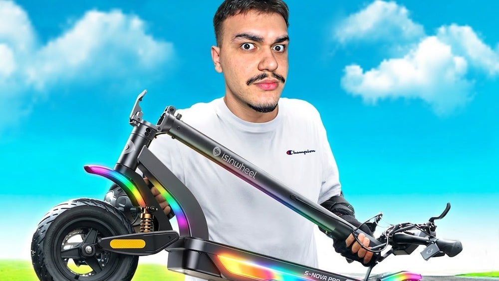 PROVOVA SKUTERIN ELEKTRIK ME NGJYRA RGB
