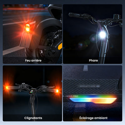 isinwheel S-Nova Pro Trottinette Électrique Urbaine 1000W