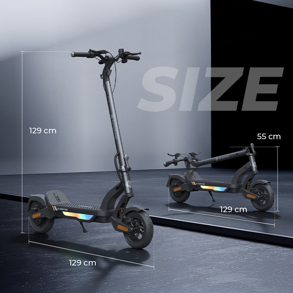 isinwheel® S-NOVA Pro Trottinette électrique tout-terrain 1000W