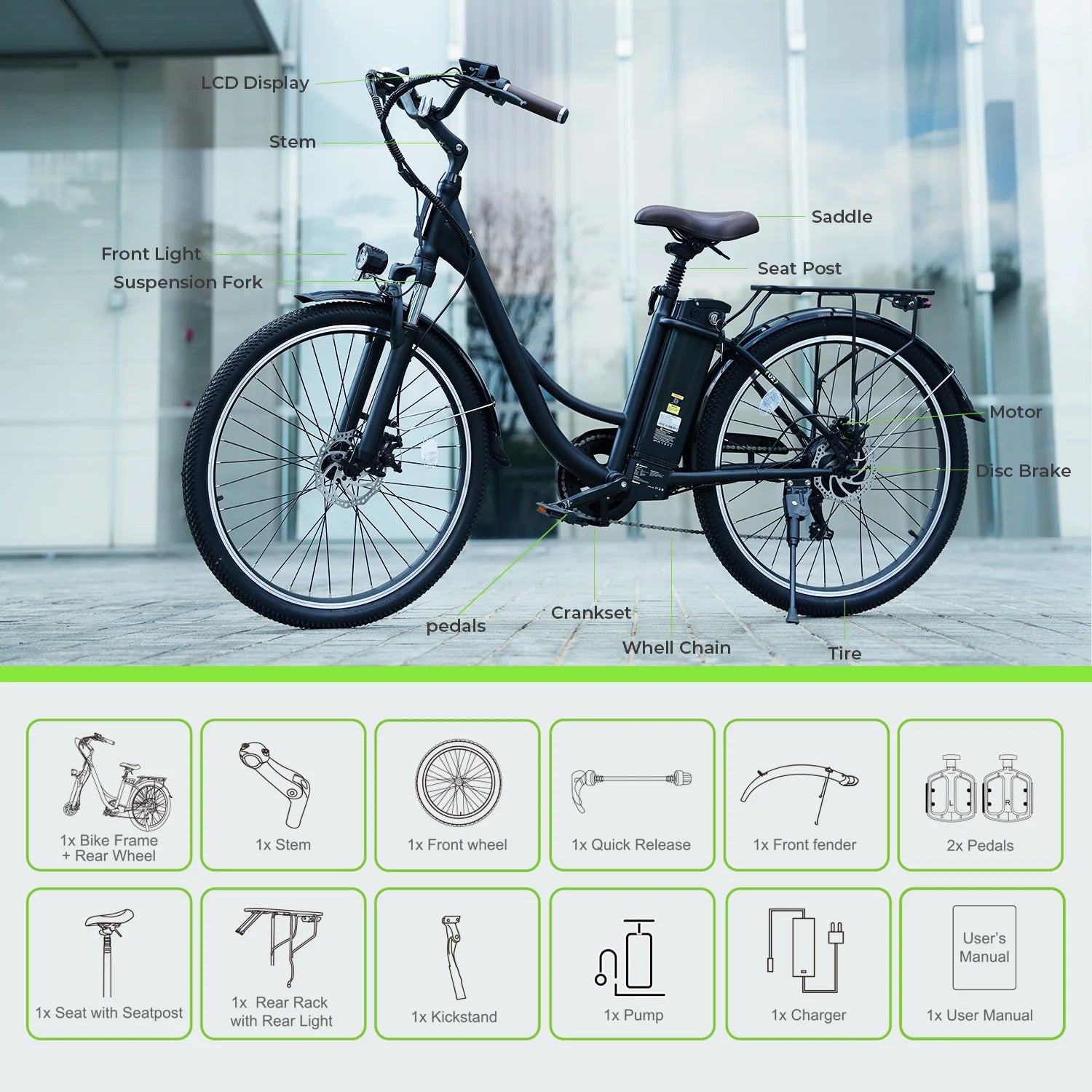 vélo électrique 45 miles