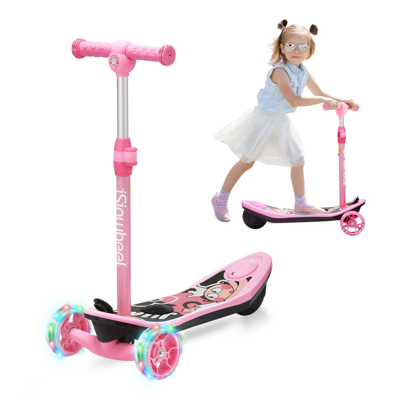 isinwheel® Mini trottinette électrique à 3 roues isinwheel pour enfants