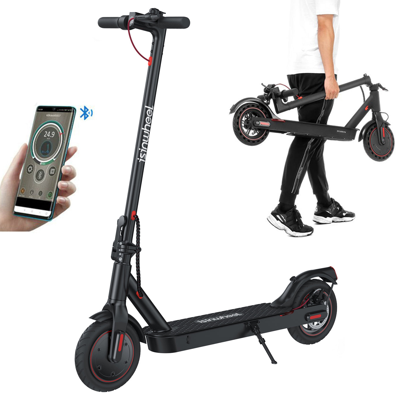isinwheel® S9Pro Trottinette électrique 350W