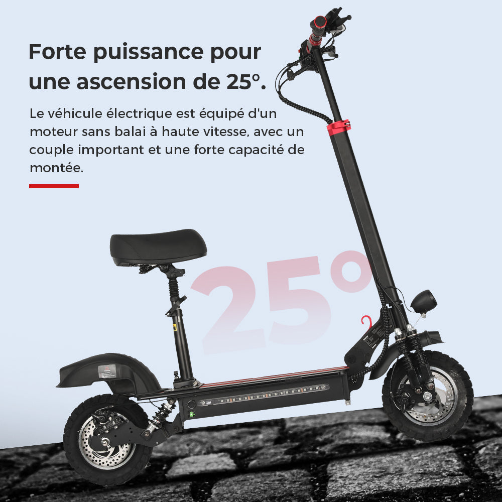 iX5 Trottinette électriqueTout Terrain 800W Pour Adultes