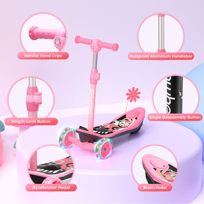 isinwheel® Mini trottinette électrique à 3 roues isinwheel pour enfants