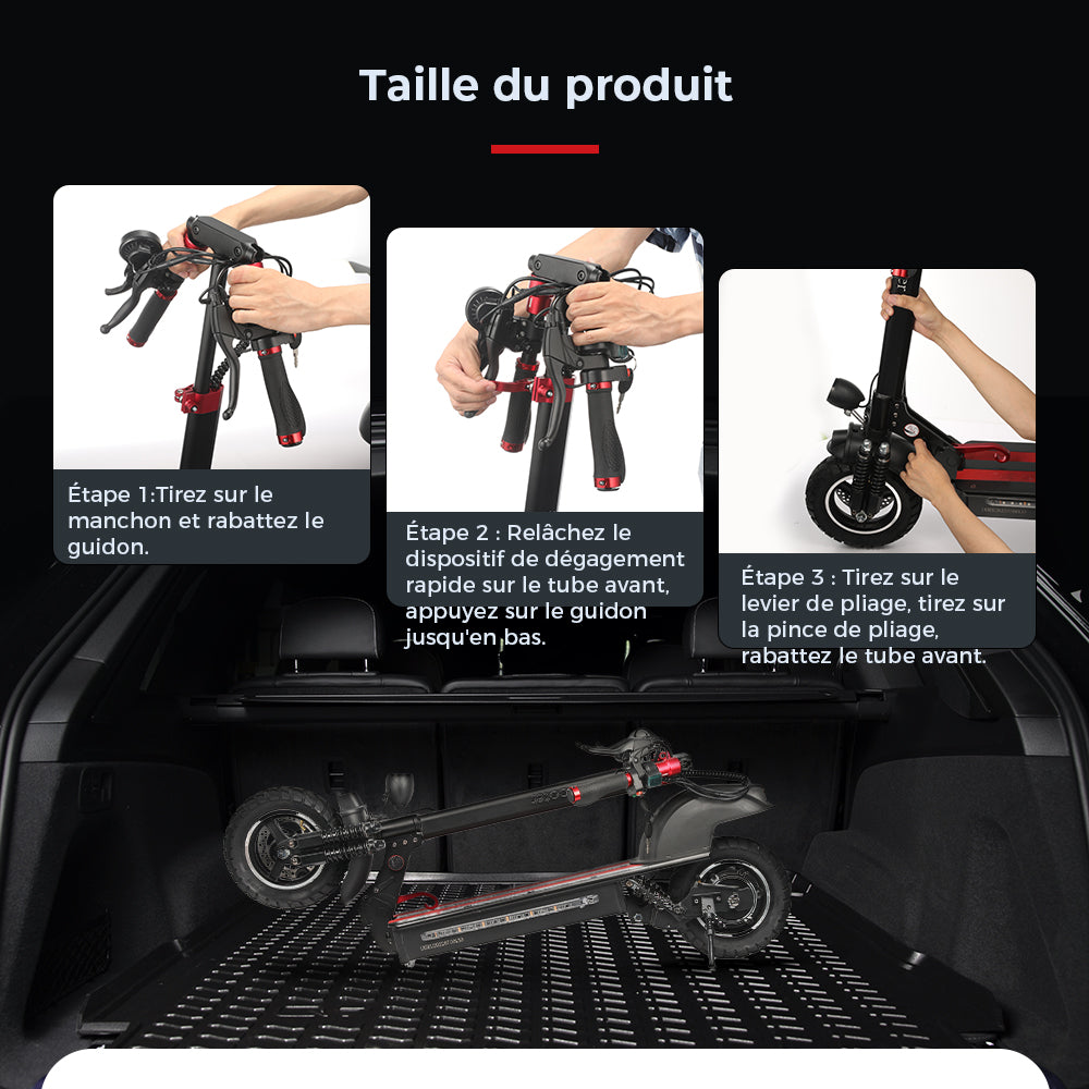 iX5 Trottinette électrique tout terrain 800W pour adultes et adolescents
