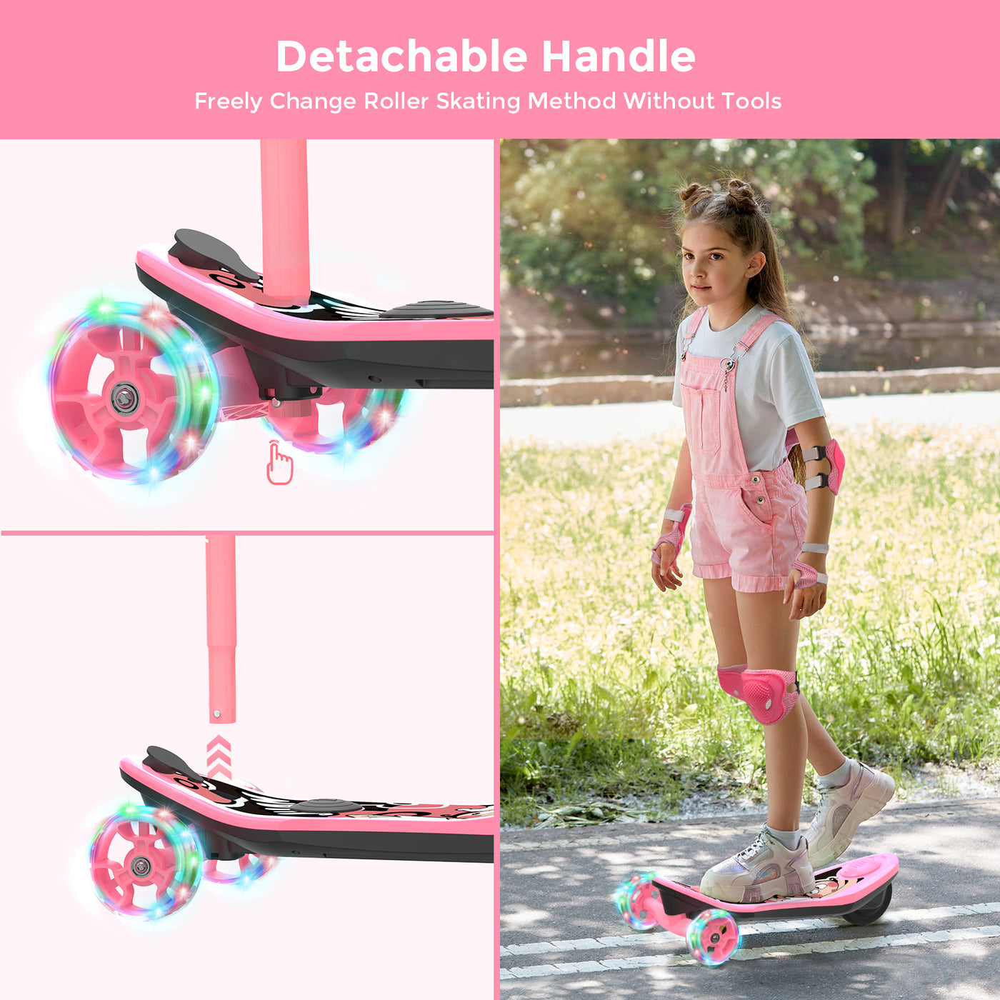 isinwheel® Mini trottinette électrique à 3 roues isinwheel pour enfants