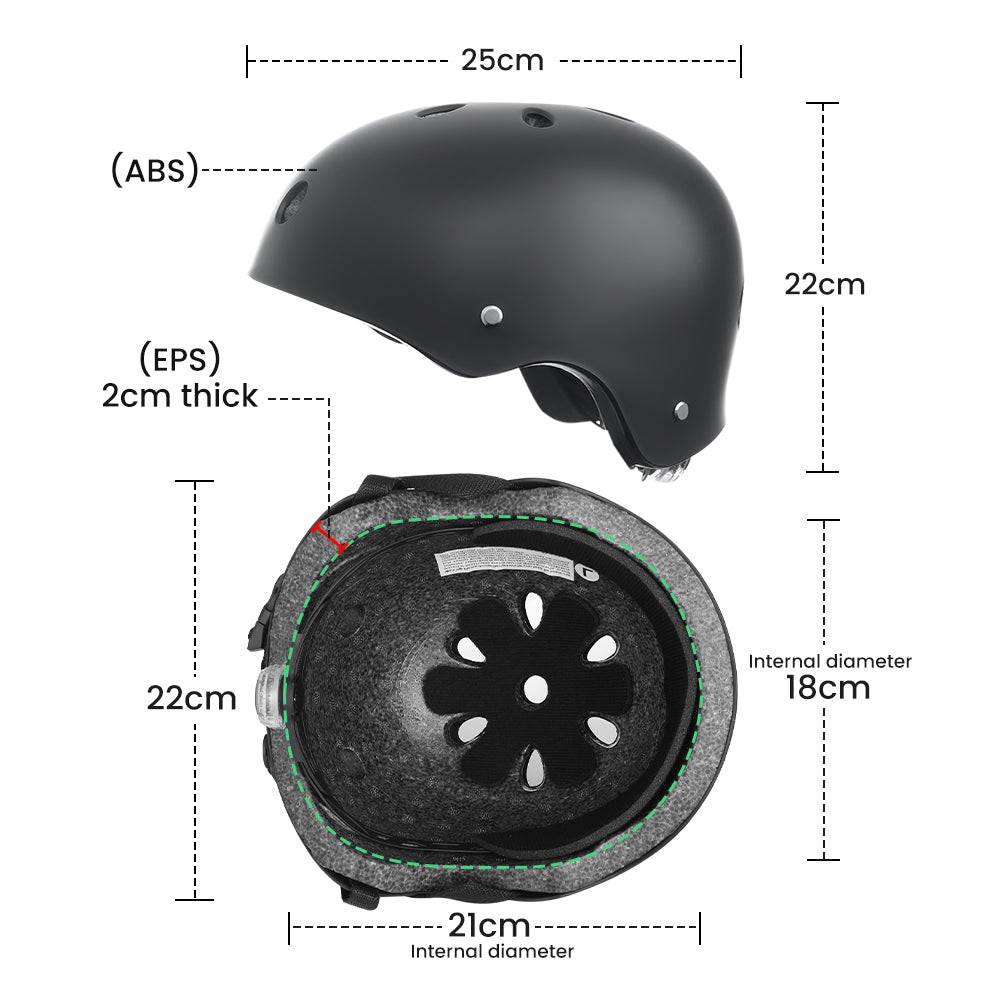 Trottinette électrique ou casque de vélo avec lumière