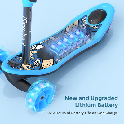 isinwheel® Mini trottinette électrique à 3 roues isinwheel pour enfants