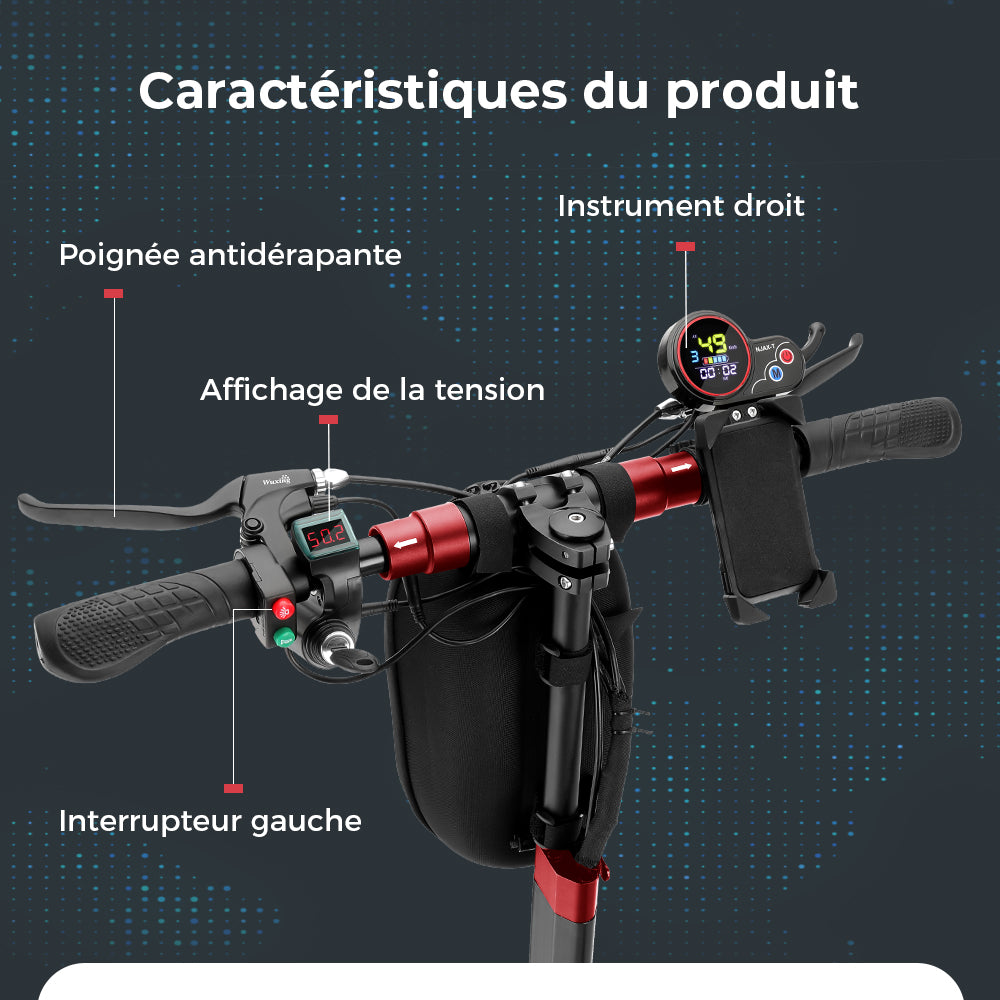 iX5 Trottinette électrique tout terrain 800W pour adultes et adolescents