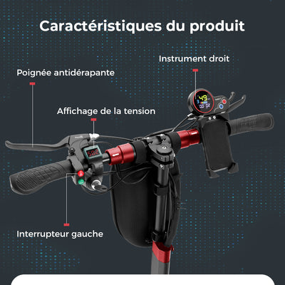 iX5 Trottinette électrique tout terrain 800W pour adultes et adolescents