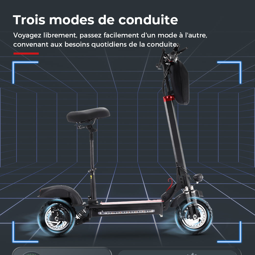 iX5 Trottinette électrique tout terrain 800W pour adultes et adolescents